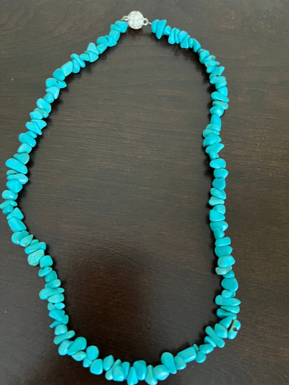 Turqoise neckless 10 inch